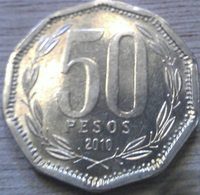 Decágono Moneda Chile